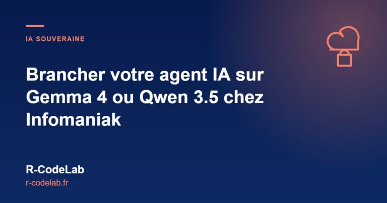 Raccorder un agent IA open source aux modèles open weight Gemma 4 et Qwen 3.5 hébergés en Suisse